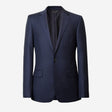 Wool Mini Gingham Jacket Blue