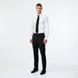 Wool Pinpoint Twill Pant Char Combo