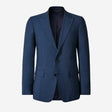 Wool Mohair Stretch Suit Jacket Airforce Blue