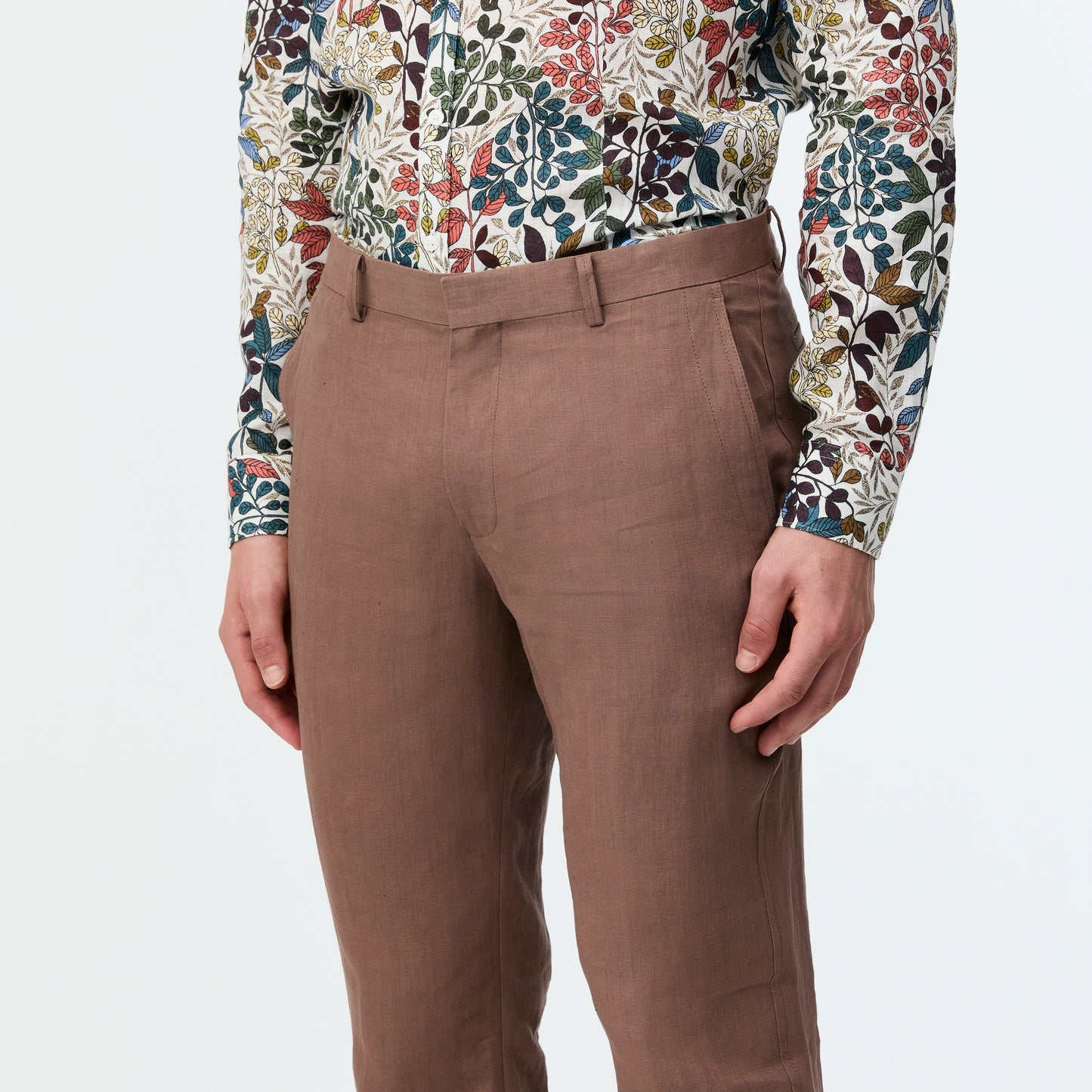 Soft Linen Pant Terracotta