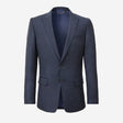 Tonal Basketweave Suit Jacket Navy Combo