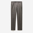 Micro Check Suit Pants Taupe