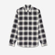 Tailored Fit Shadow Check Shirt Black Combo
