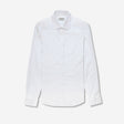 French Cuffed Textured Shirt White