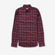 Soft Twill Check Shirt Red Combo