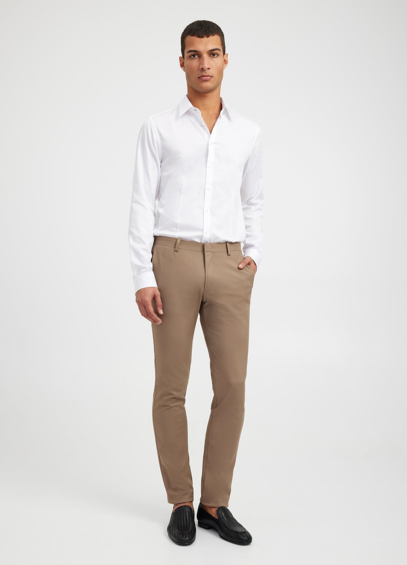 Satin Voile Shirt White