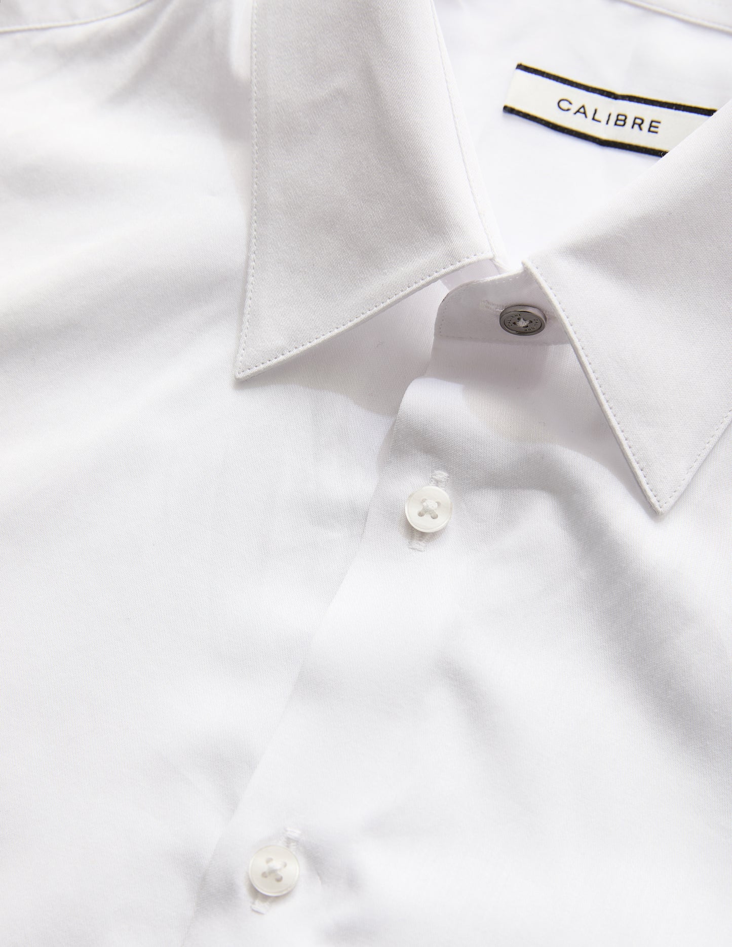 Satin Voile Shirt White
