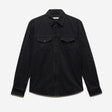 Vintage Washed Denim Shirt Black