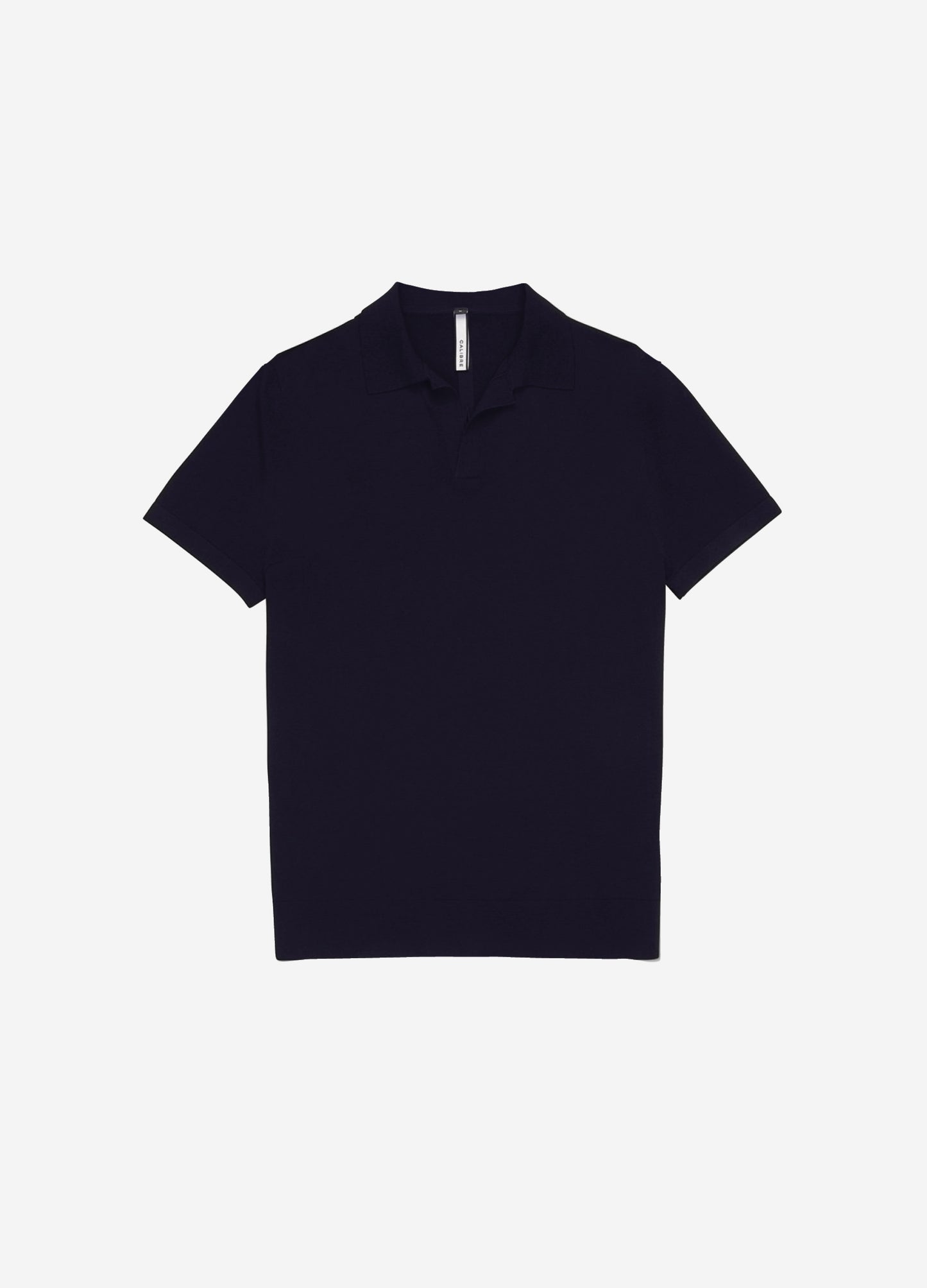 Tech Knitted Polo Navy Dark