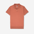 Tech Knitted Polo Terracotta