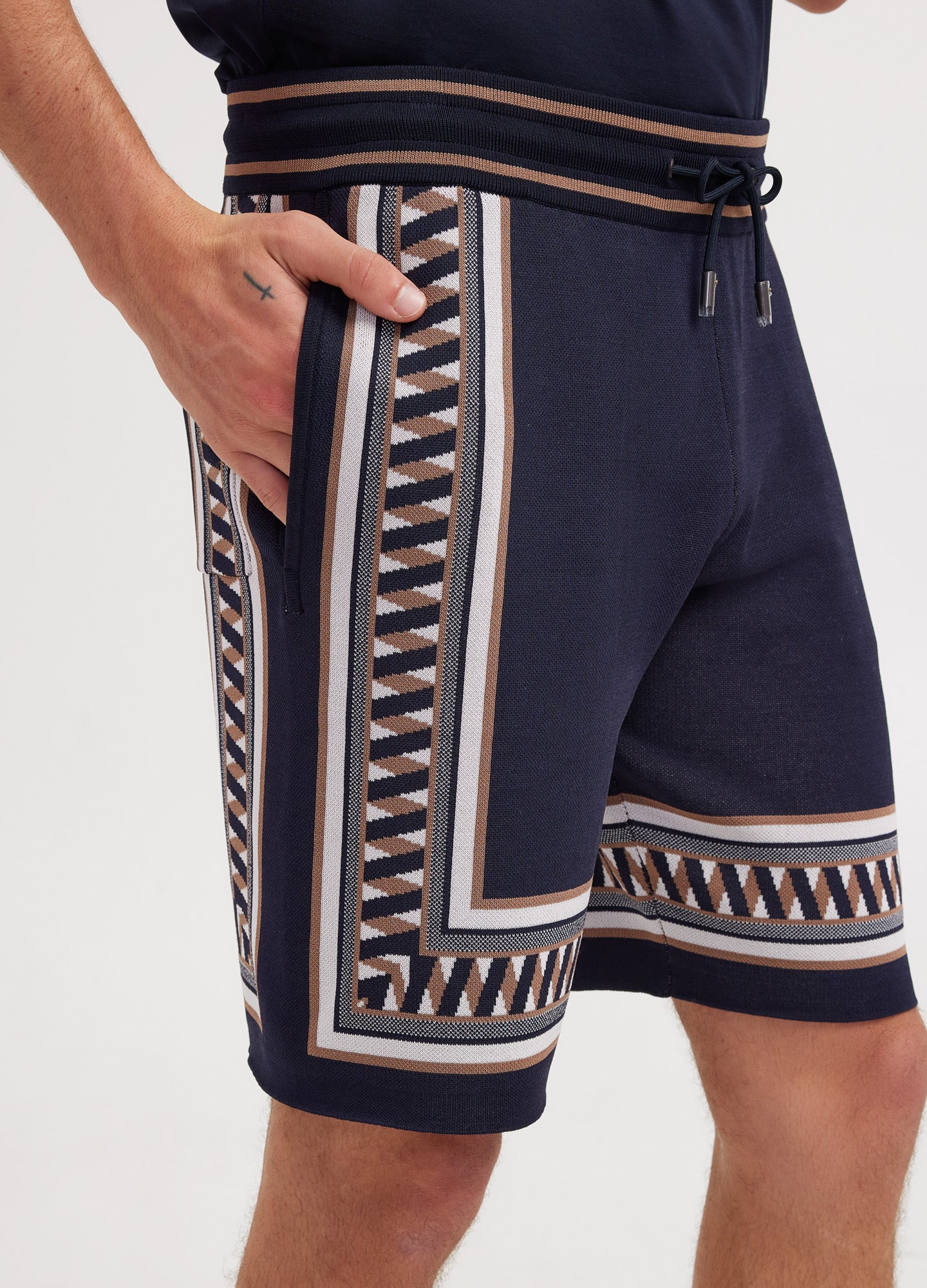 Jacquard Knit Shorts Multi