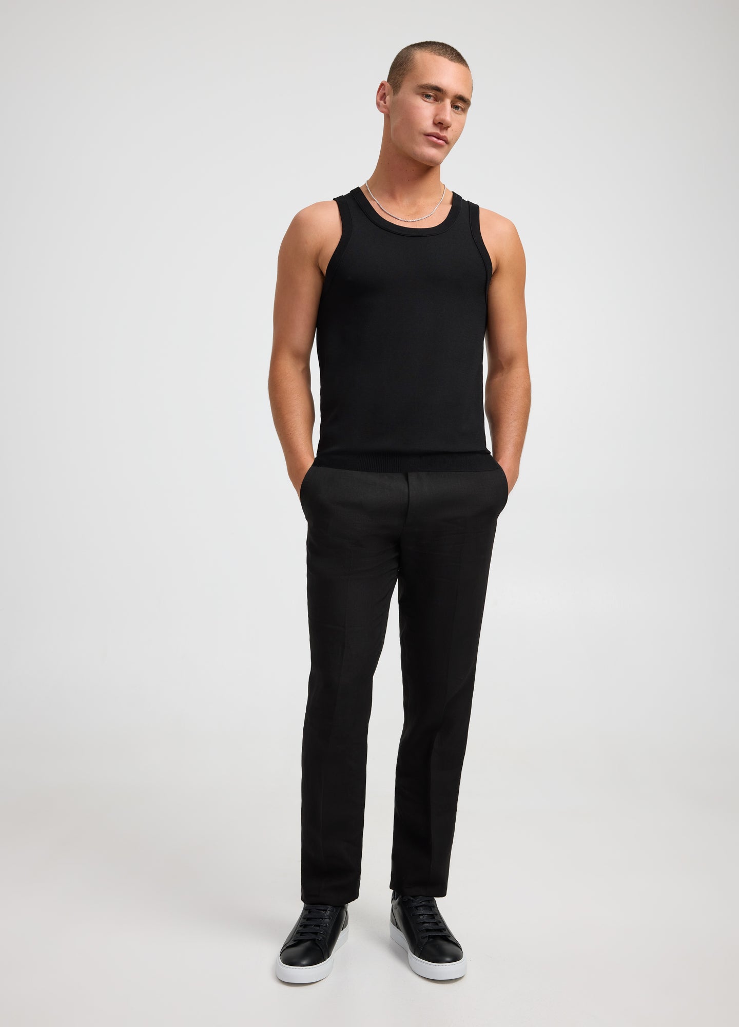 Tech Knit Tank Black