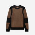 Textured Jacquard Sweater Caramel