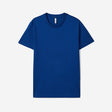 Mercerised Crew Neck T-Shirt Azure