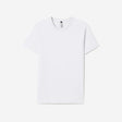 Mercerised Crew Neck T-Shirt Light Grey