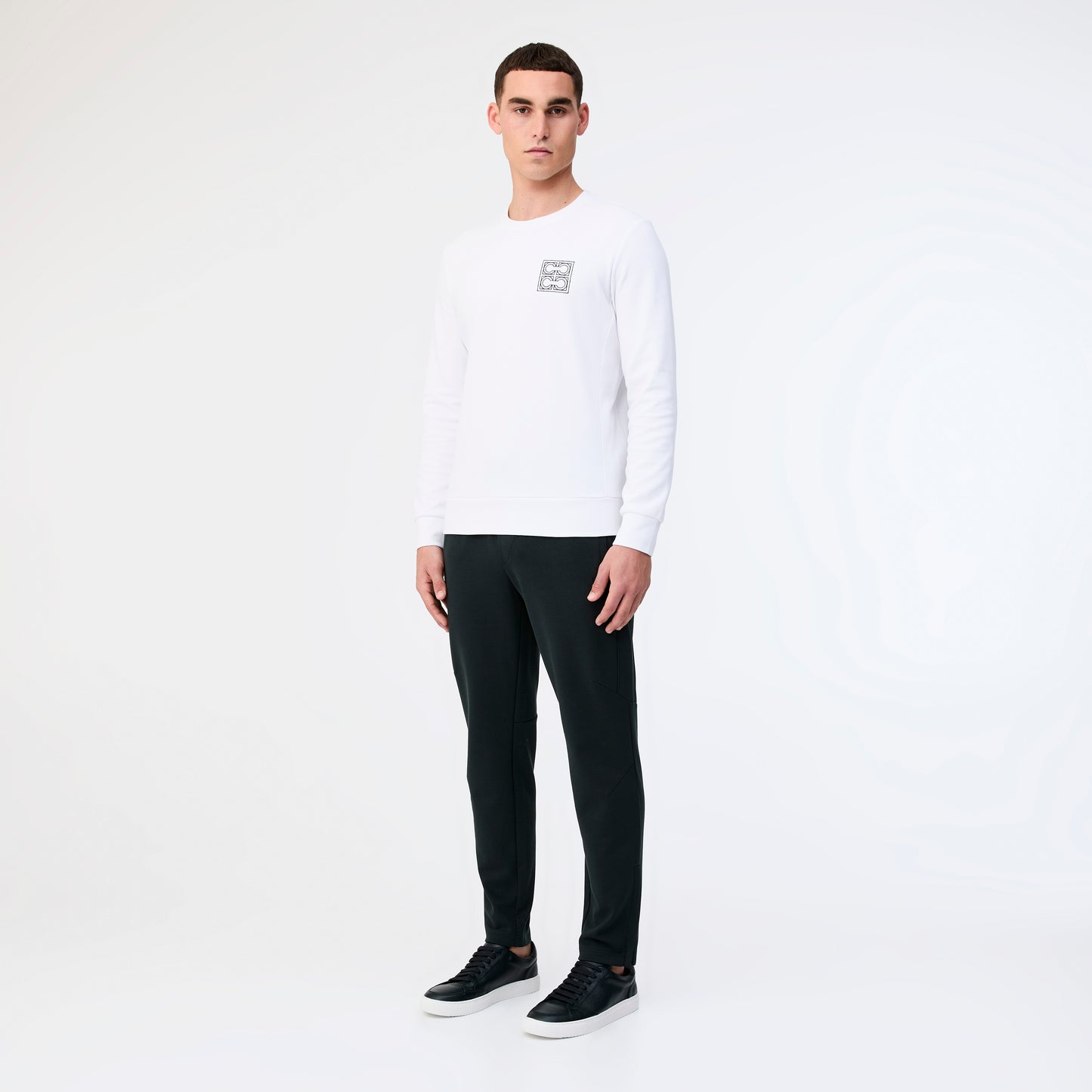 Tech Cotton Sweatshirt White