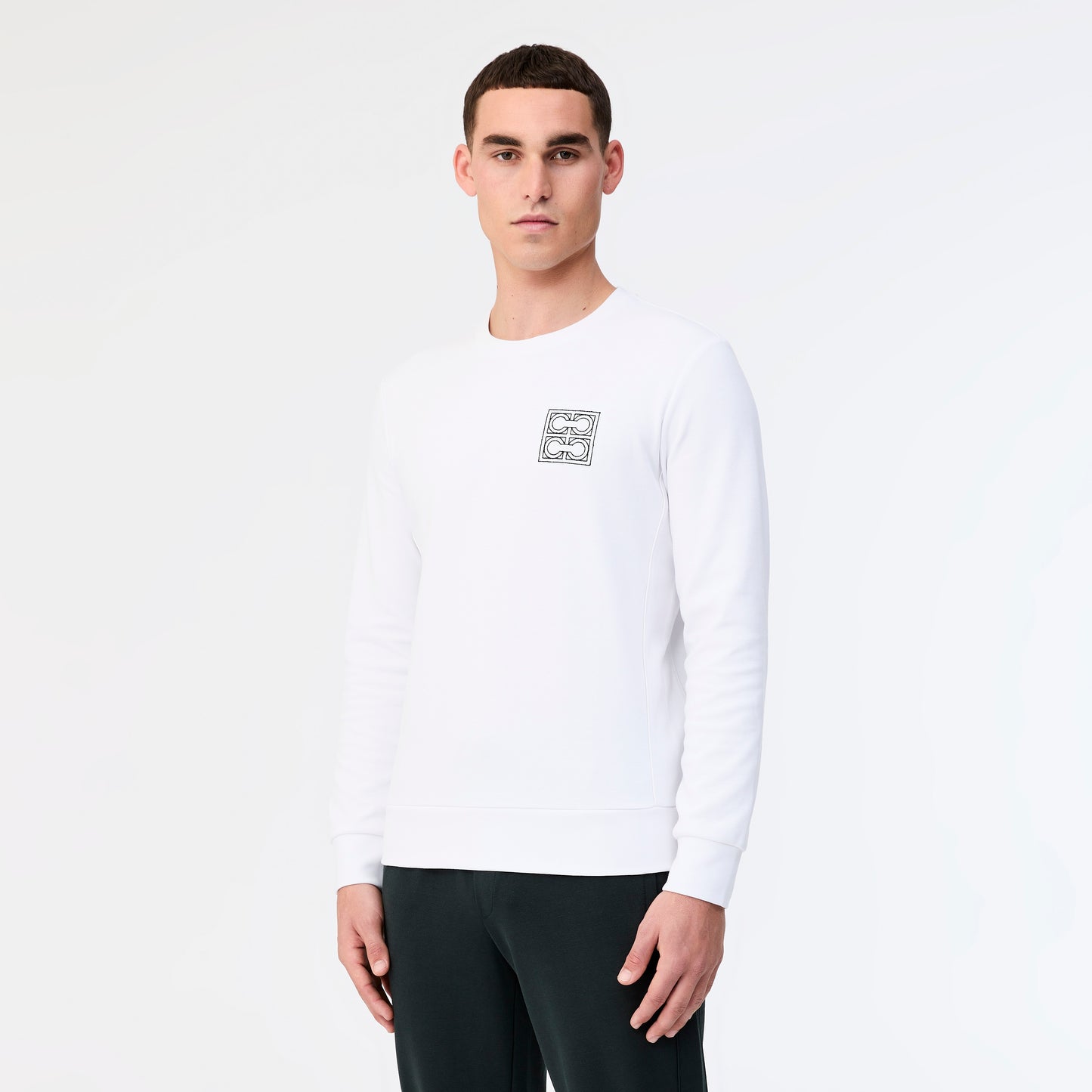 Tech Cotton Sweatshirt White
