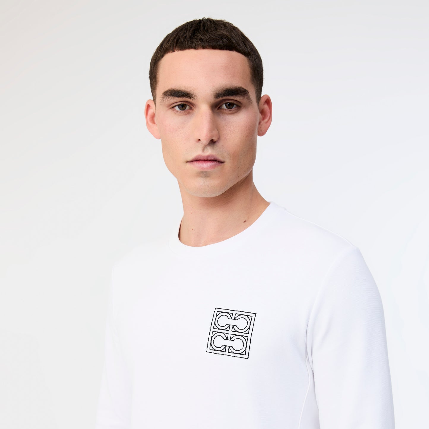Tech Cotton Sweatshirt White