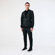Hooded Zip Through Sweatshirt Dark Green