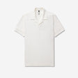 Textured Stripe Polo Ivory