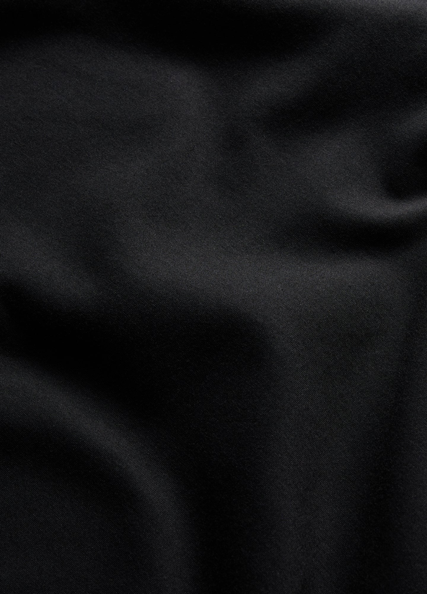 Mock Neck Long Sleeve Top Black