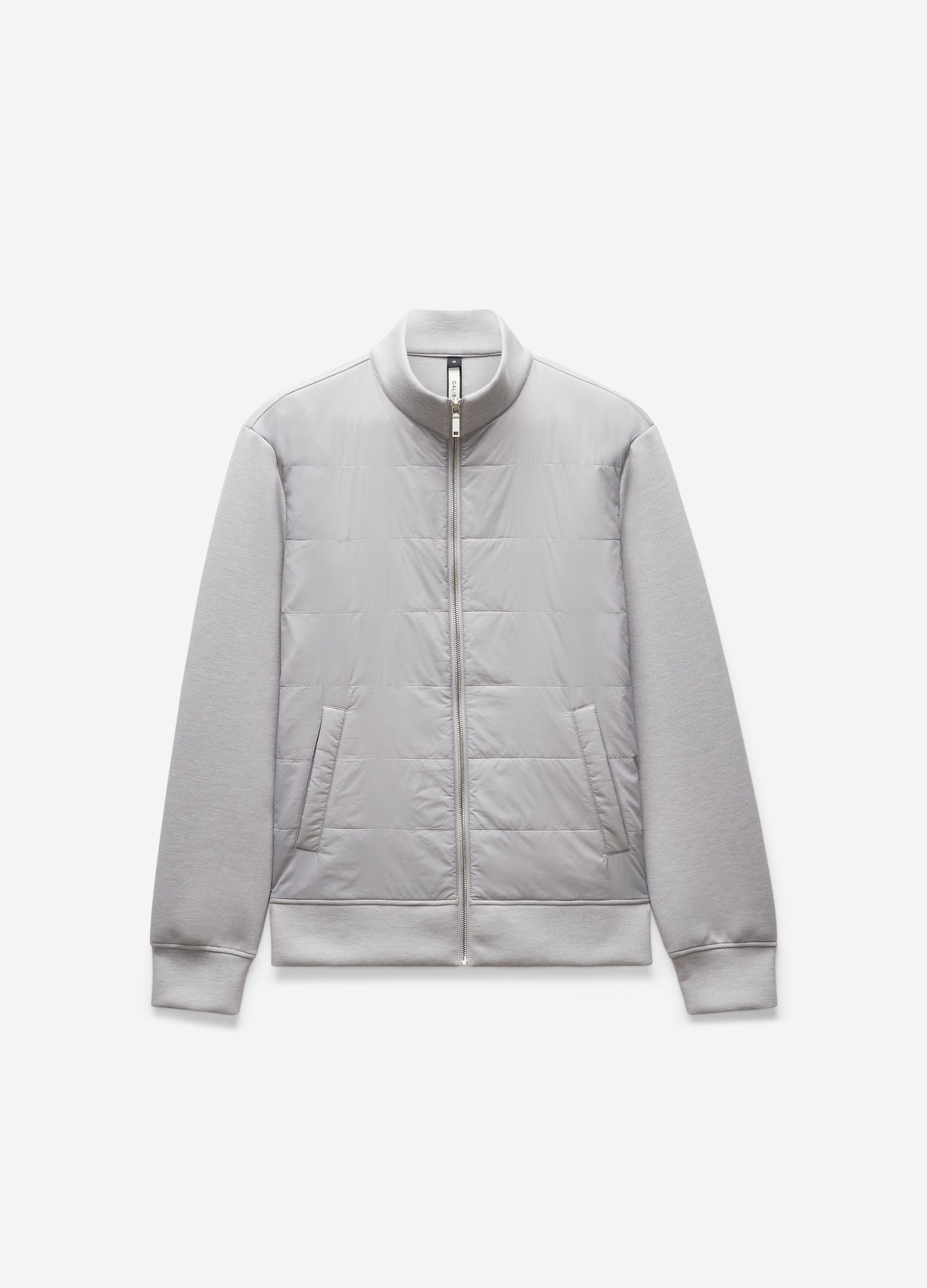 Quilted Neoprene Jacket Grey Marle