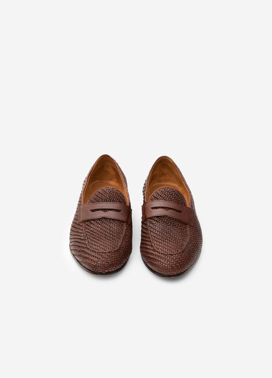 Tan Weave Loafer Tan