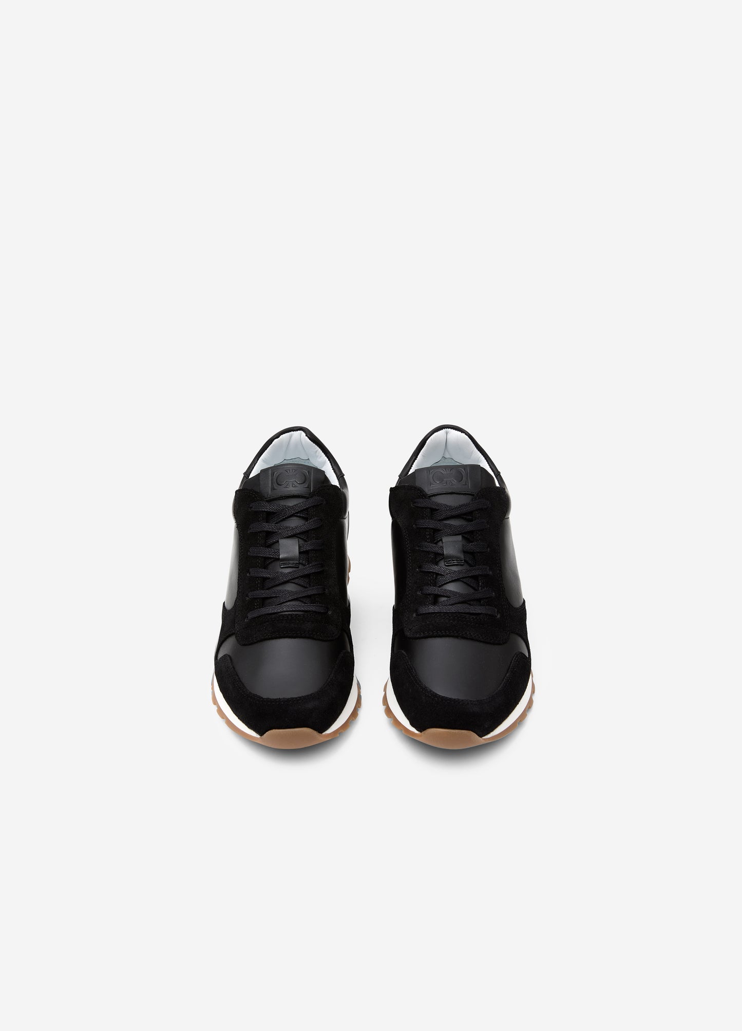 Suede Trim Sport Sneaker Black