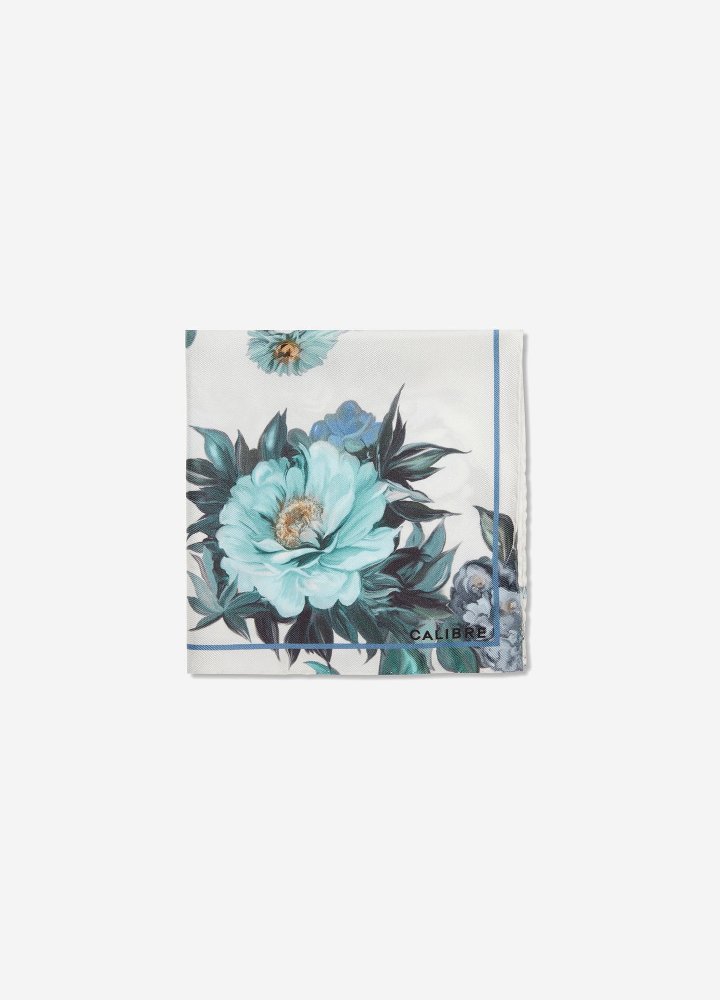 Noah Floral Pocket Square Green Combo