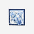 Faded Floral Pocket Square Blue Combo
