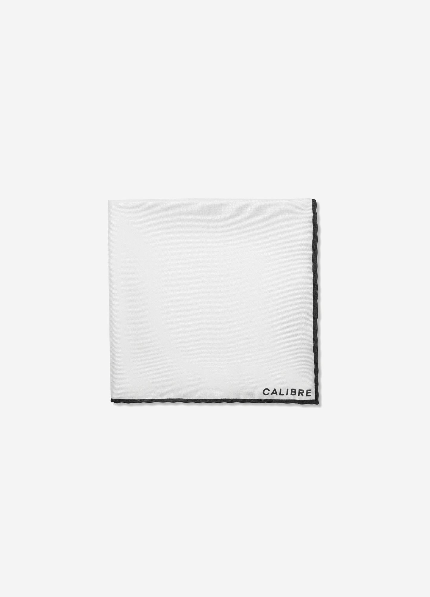 Silk Border Pocket Square Black Combo