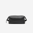 Leather Wash Bag  Black
