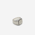 Square Signet Ring Silver