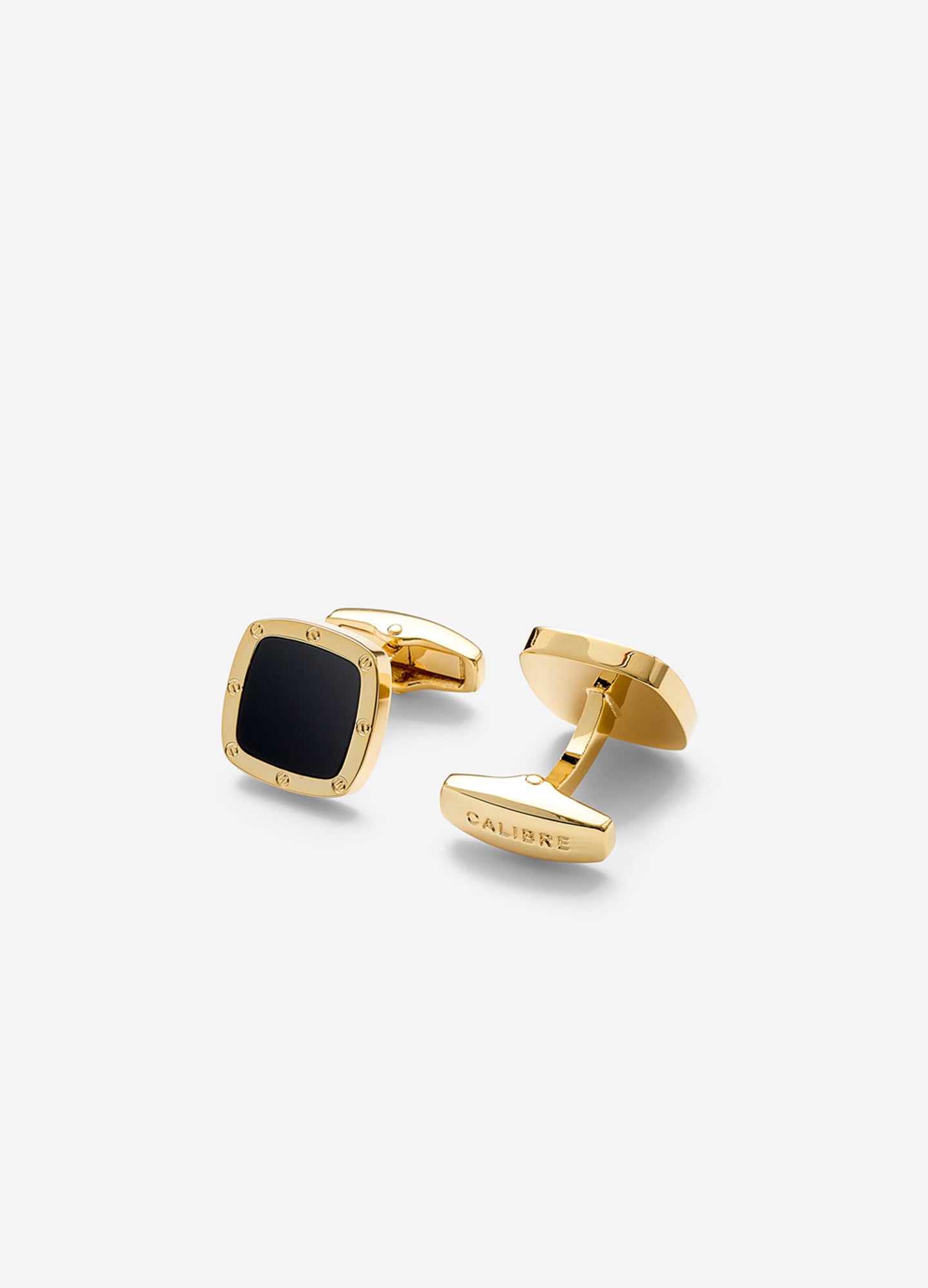 Onyx Cufflinks Gold Co