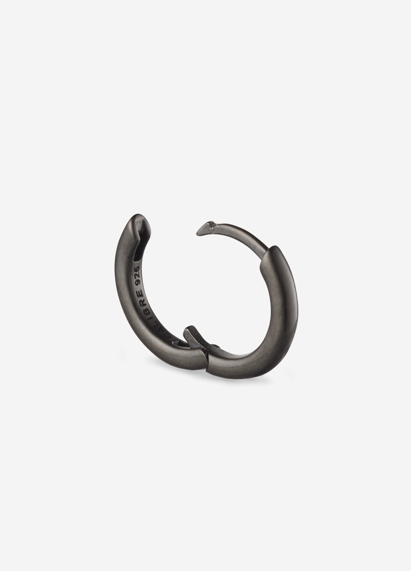 Small Hoop Earring Gunmetal