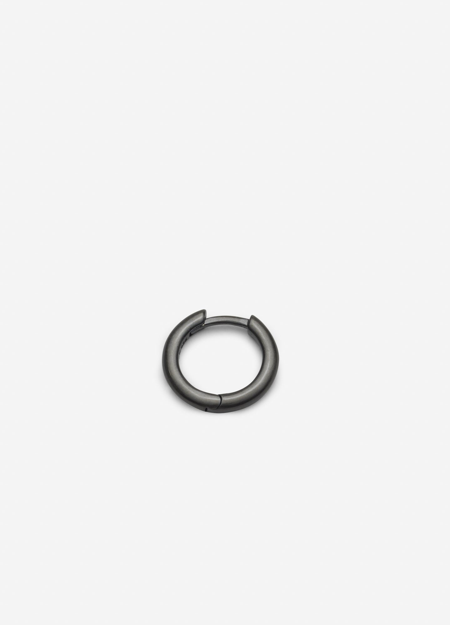 Small Hoop Earring Gunmetal