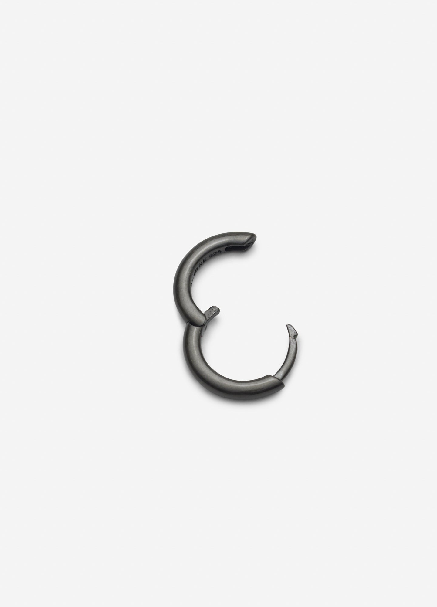 Small Hoop Earring Gunmetal