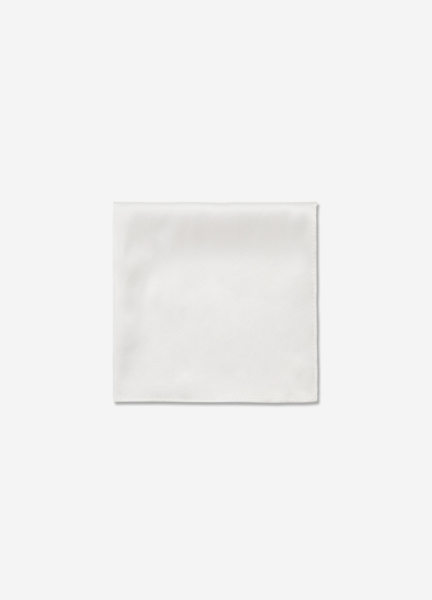 Silk Pocket Square White Combo